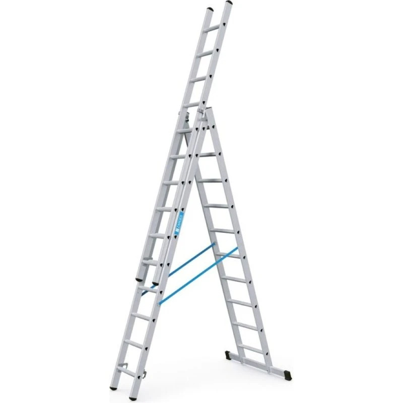 Zarges Skymaster DX 3-delige reformladder 3x10 sporten 6650 mm