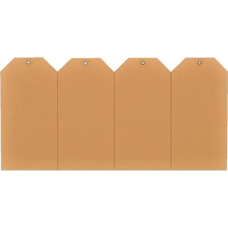 HF2 Label 25x50mm Chamois 200gr 1000 stuks