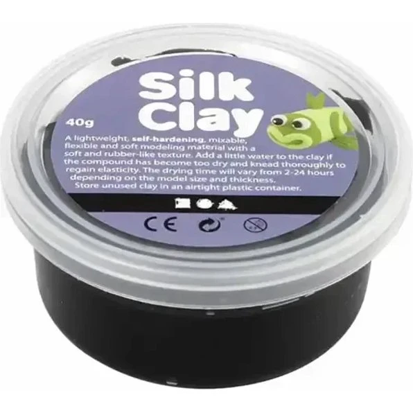 Silk Clay Rood 40 gr - Flexibele, zelfhardende klei voor creatief speelgoed