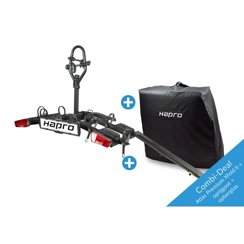 Hapro Atlas Premium X-Fold II 2-fietsen trekhaakdrager
