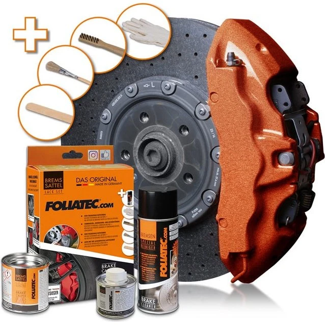 Foliatec Remklauwverf Koper Metallic | 3-componenten set