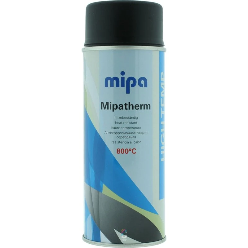 MIPA Hittebestendige Verf Zwart 400ml Mat