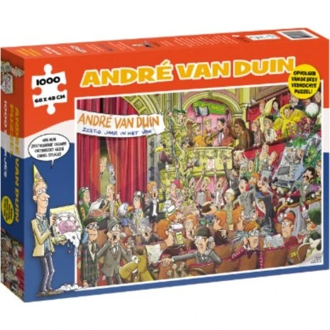 Andre van Duin Puzzel 1000 Stukjes 60 Jaar in het Vak