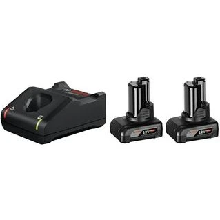Bosch 1600A01B20 12V Li-Ion Accustartset 2x 6,0Ah + Lader GAL 12V-40