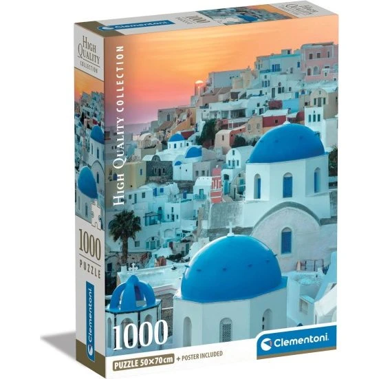 Clementoni Puzzel Santorini 1000 Stukjes