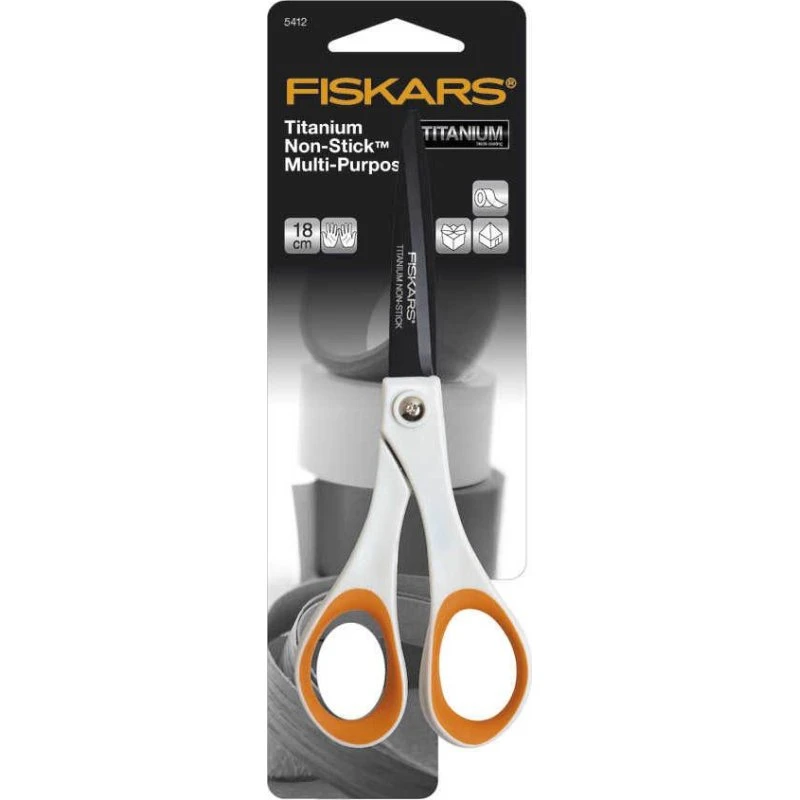 Fiskars Titanium Universele Hobby- & Knutselschaar 17 cm zwart