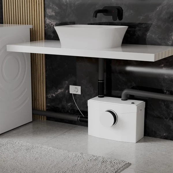 Juskys 600 W Opvoerinstallatie Wit Polypropyleen 42 x 27 x 24 cm