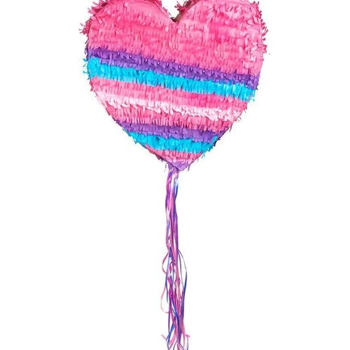 Boland Piñata Hart roze 37cm