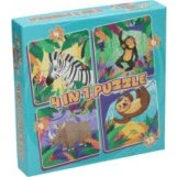 Wins Holland Legpuzzel 4in1 Wilde Dieren (12 stukjes)
