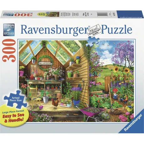 Ravensburger Blik in het Tuinhuis Puzzel 300 stukjes