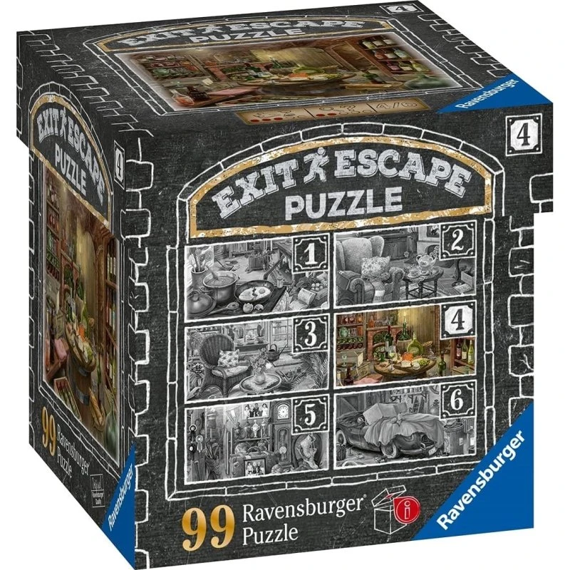 Escape Puzzel: Het Spookachtige Herenhuis #4 - De Wijnkelder (99 stukjes)