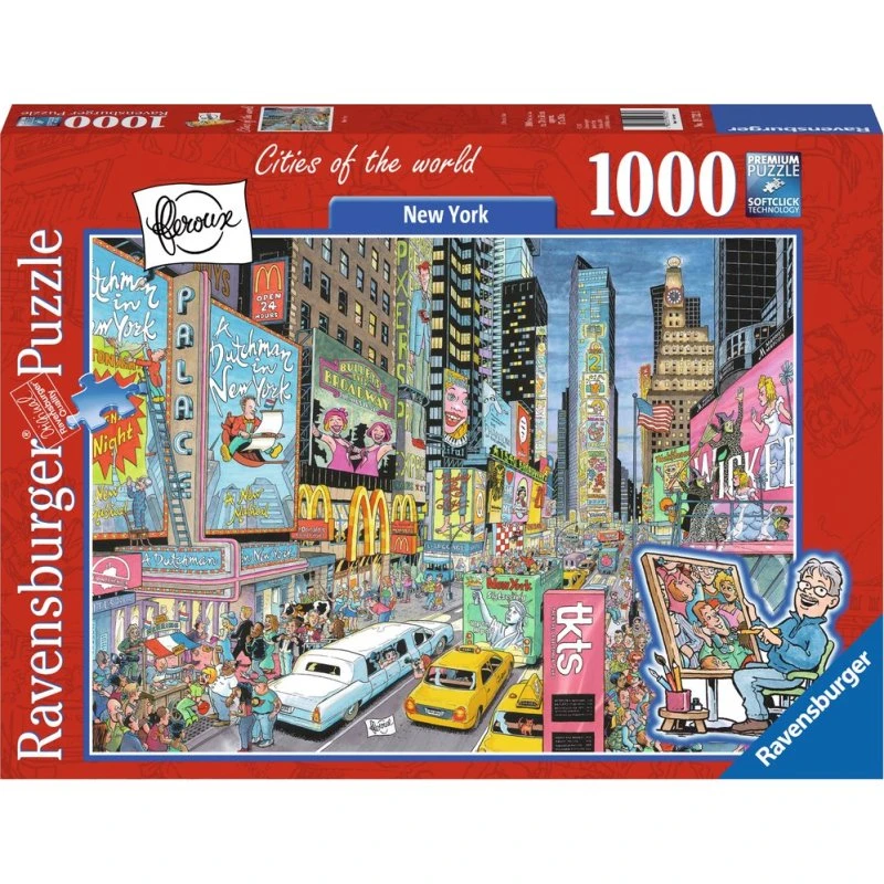 Fleroux New York, Cities of the World Puzzel (1000 stukjes)