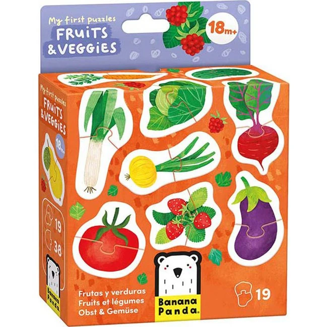 Banana Panda Mijn Eerste Puzzels Fruit & Groenten, 19st