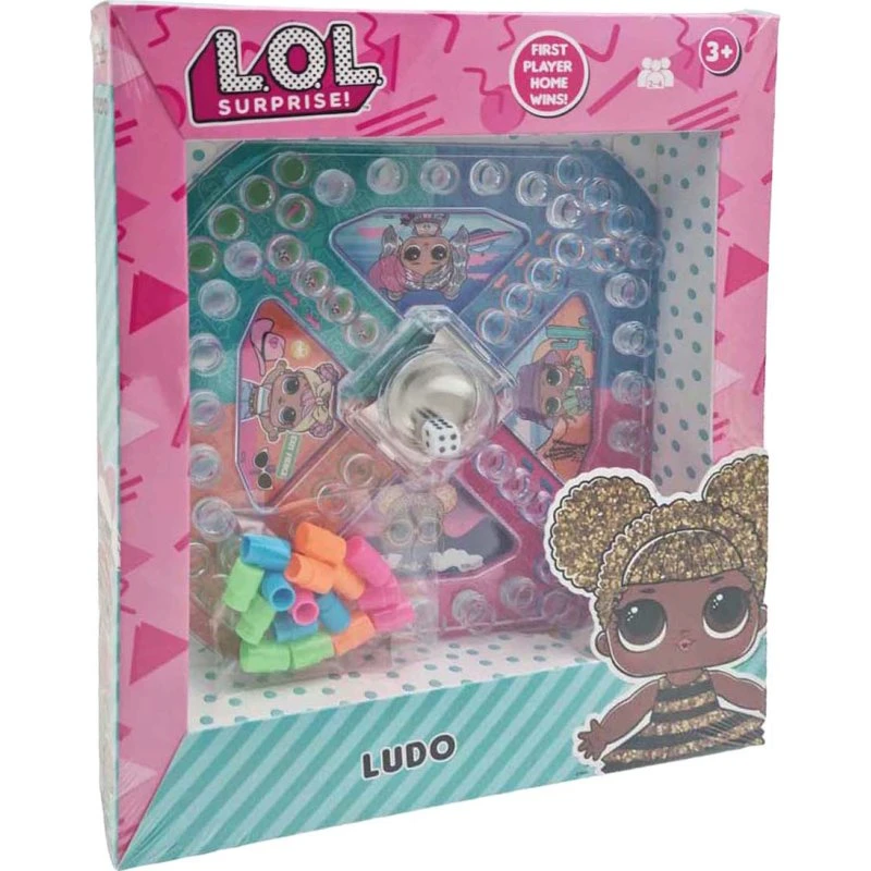 L.O.L. Ludo Spel – Kleurrijk bordspel voor 2 tot 4 spelers vanaf 3 jaar