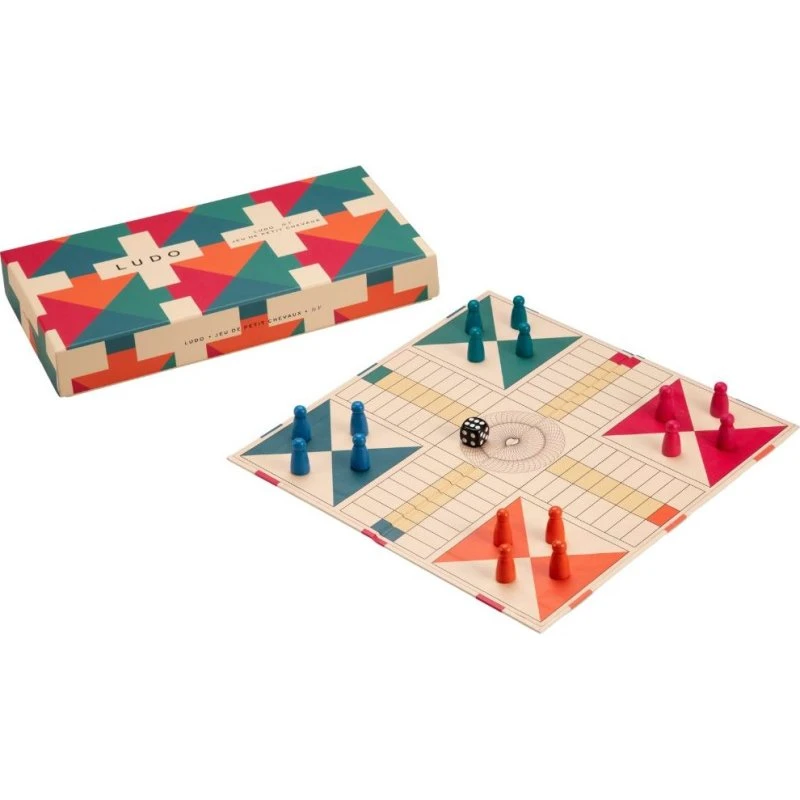 Printworks Play - Ludo, bordspel in vintage stijl