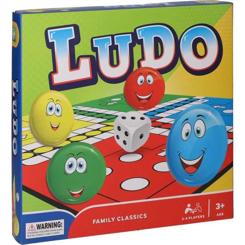 Ludo Bordspel - Familie- en Gokspel voor 2-4 Spelers vanaf 3 Jaar
