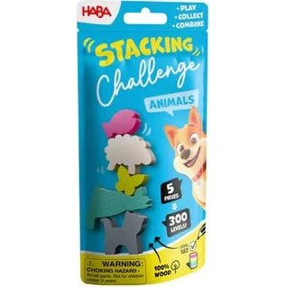 HABA Stacking Challenge: Animals (6+) – Stapelspel met 300 opdrachten