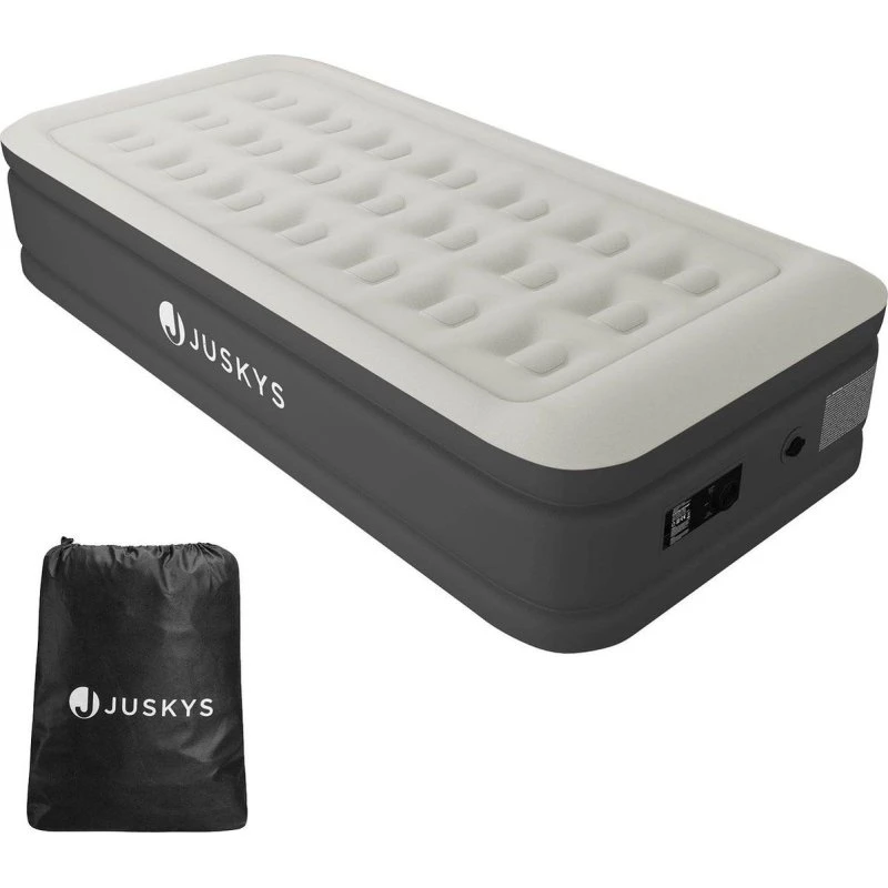 Juskys Sapri M Zelfopblazend Luchtbed 191 x 91 x 44 cm Grijs