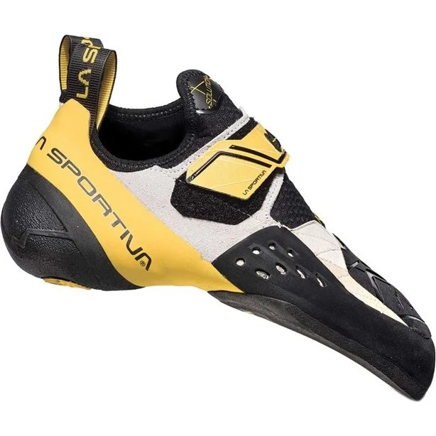 La Sportiva Solution White/Yellow Klimschoenen Heren