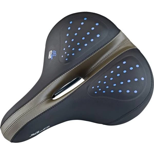 XLC Globetrotter Fietszadel Heren Zwart/Zilver