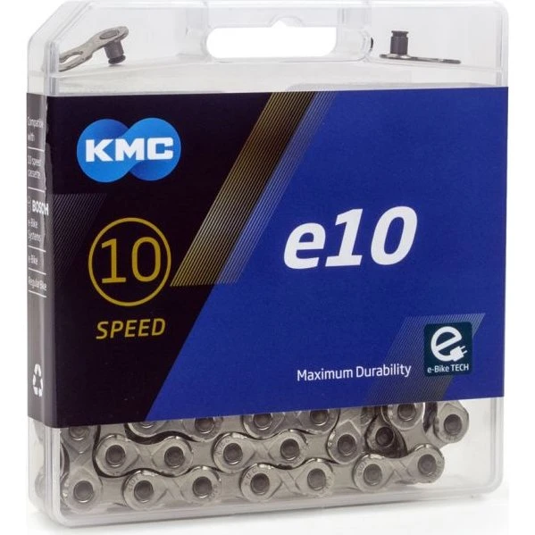 KMC e10 Silver E-Bike Ketting 10-snelheid 122 Schakels