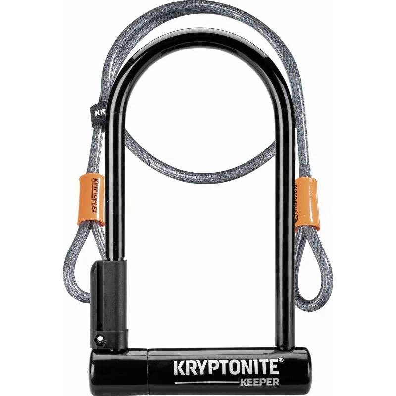 Kryptonite Keeper 12 Standard Beugelslot met Kabel
