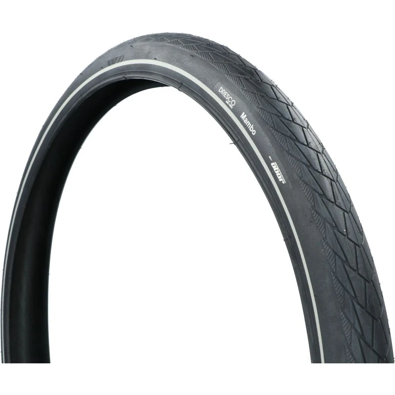 Dresco Anti-Lek Buitenband Mambo 28 x 2.00 (50-622) Zwart met Reflectie