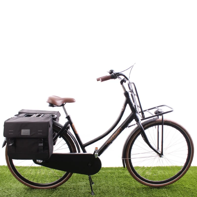 New Looxs Origin Dubbele Fietstas Zwart 39L