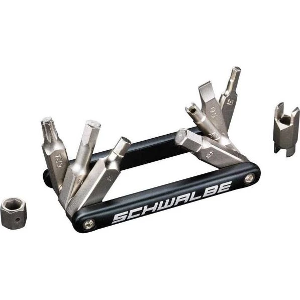 Schwalbe 2.0 Multitool 9-Functies Zwart/Zilver