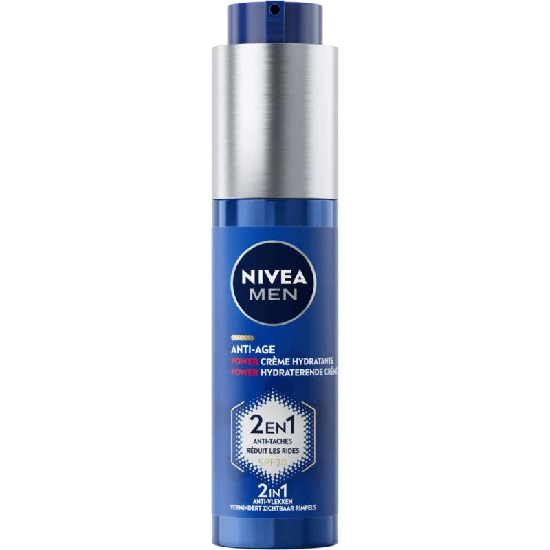 Nivea Men Anti-Age 2-in-1 Power Hydraterende Creme SPF30 50ml