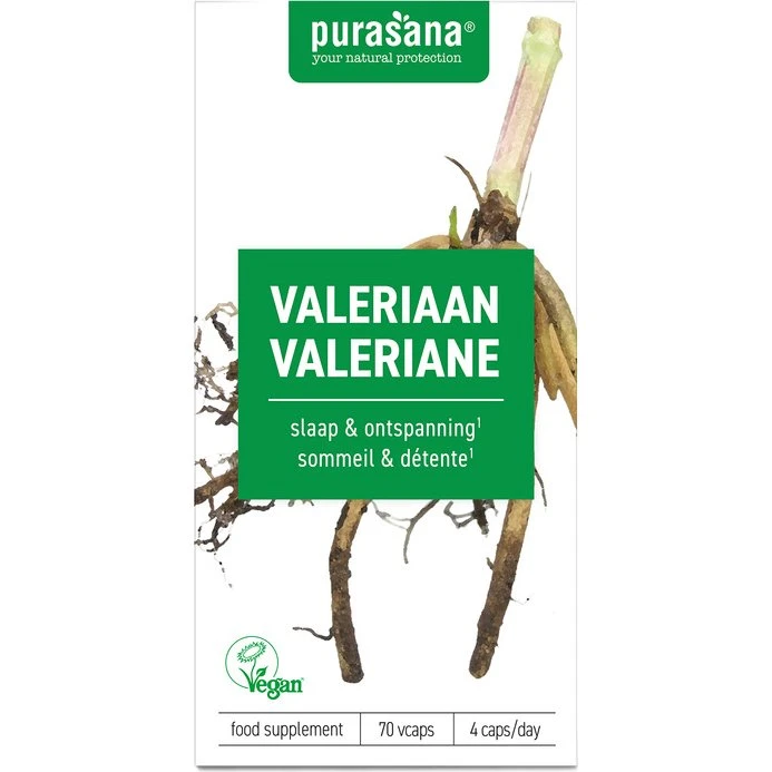 Purasana Valeriaan Vegan 4 Capsules