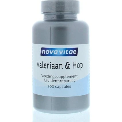 Nova Vitae Valeriaan & Hop 200 Capsules