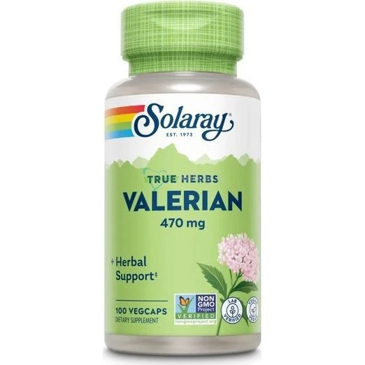 Solaray Valeriaan 470mg 100 Capsules