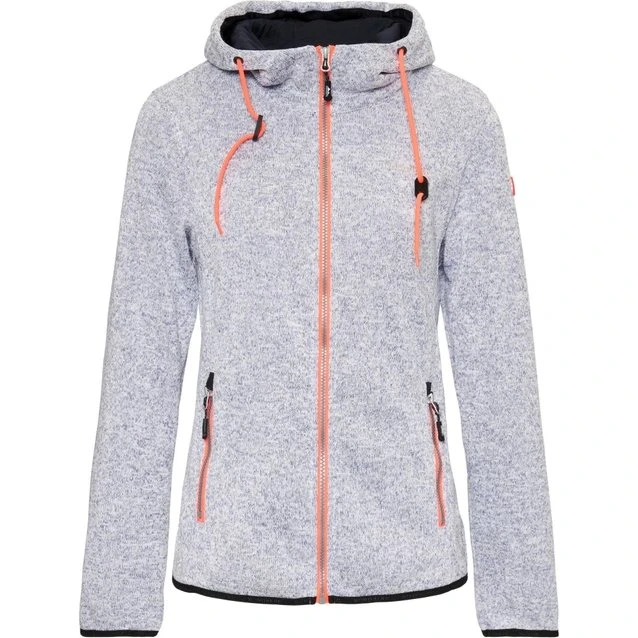 Nordberg Elise Fleece Vest Dames Lichtblauw Melange