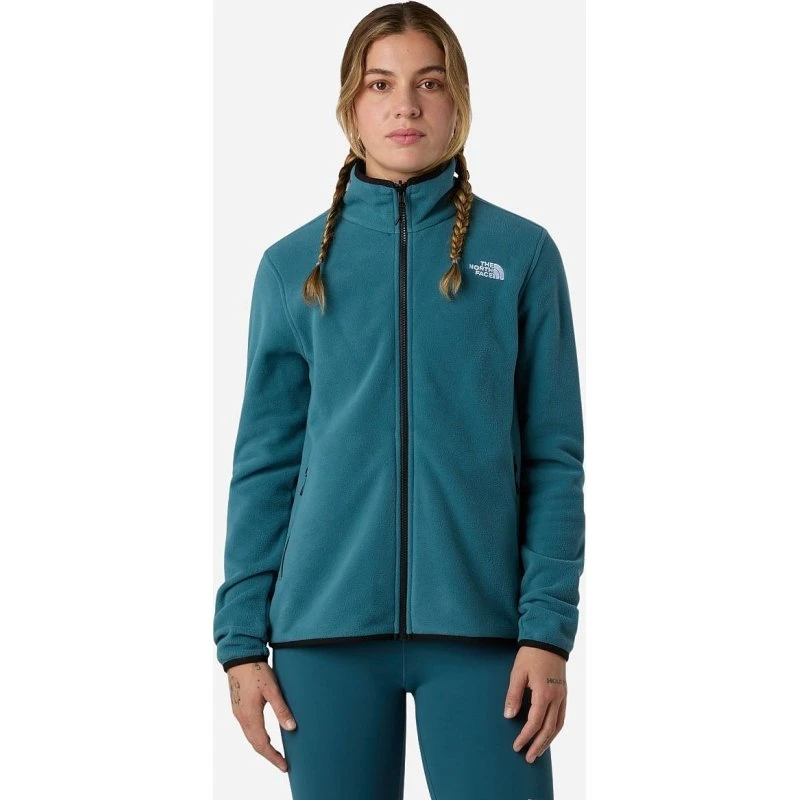 The North Face Glacier Full Zip Fleece Dames - Space - L