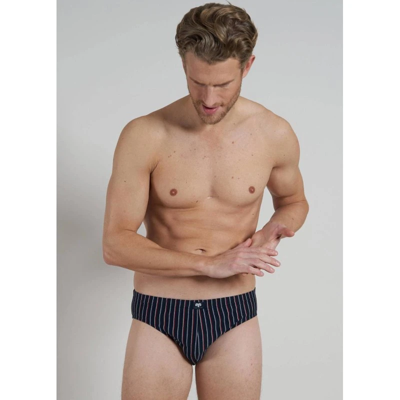 Cecebaeffen 3-pack herenslips stripe blauw