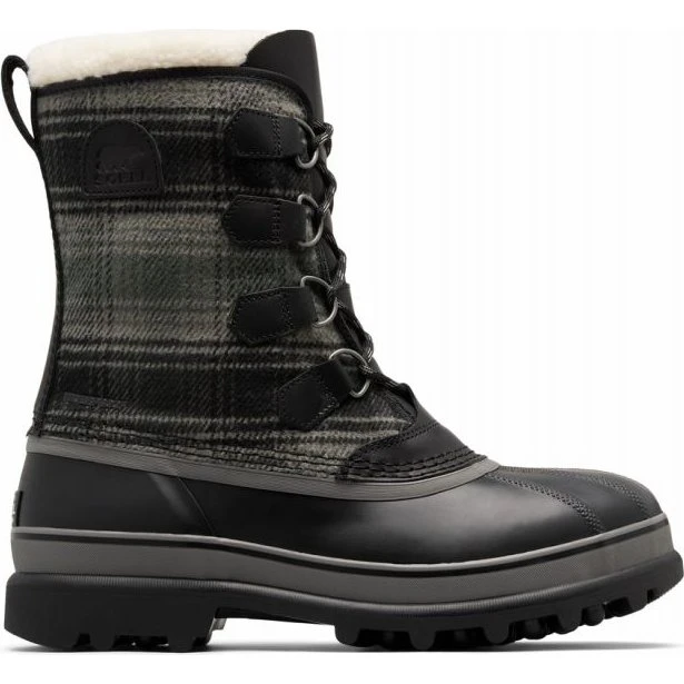 Sorel Caribou WP Black/Dark Stone Heren Winterlaarzen