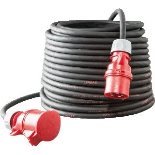 Keraf Verlengkabel 35 m CEE 32A 5G2,5 Zwart