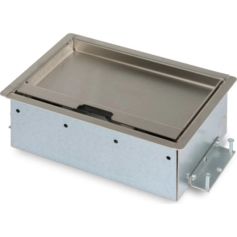 O.C.S. Servicebox 3.0 2x230V+1xLeeg RVS Deksel 15mm