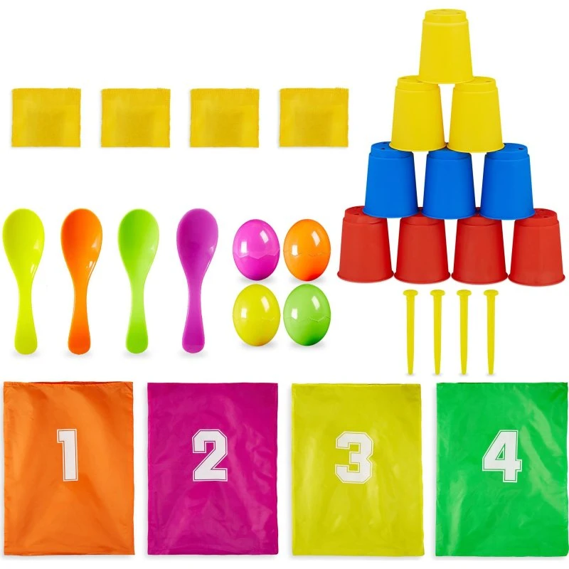 Oud Hollandse Spelletjes 3 in 1 Set voor Kinderfeestjes