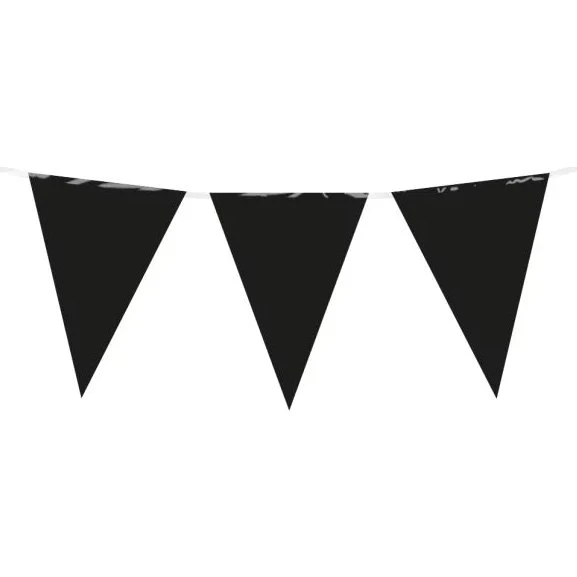 Vlaggenlijn Zwarte 10 m