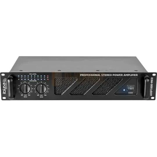 Ibiza Sound AMP1000-MKII Disco Versterker 2 x 800W