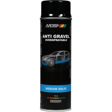 Motip Anti-Steenslag Spuitbus 500ml Zwart