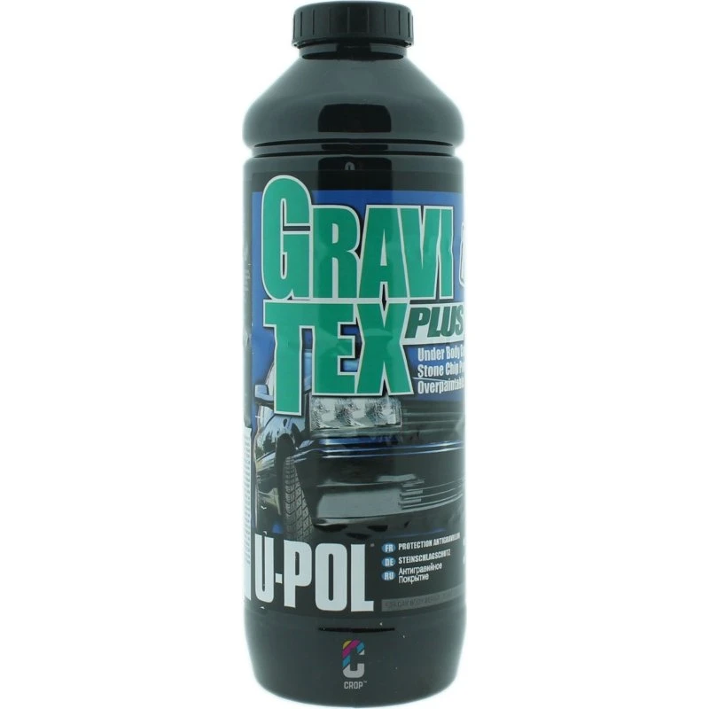 Gravitex Anti Steenslag Coating ZWART 1 liter