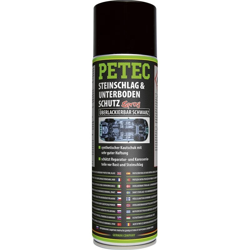 PETEC Steenslag- en bodembescherming zwart 500 ml