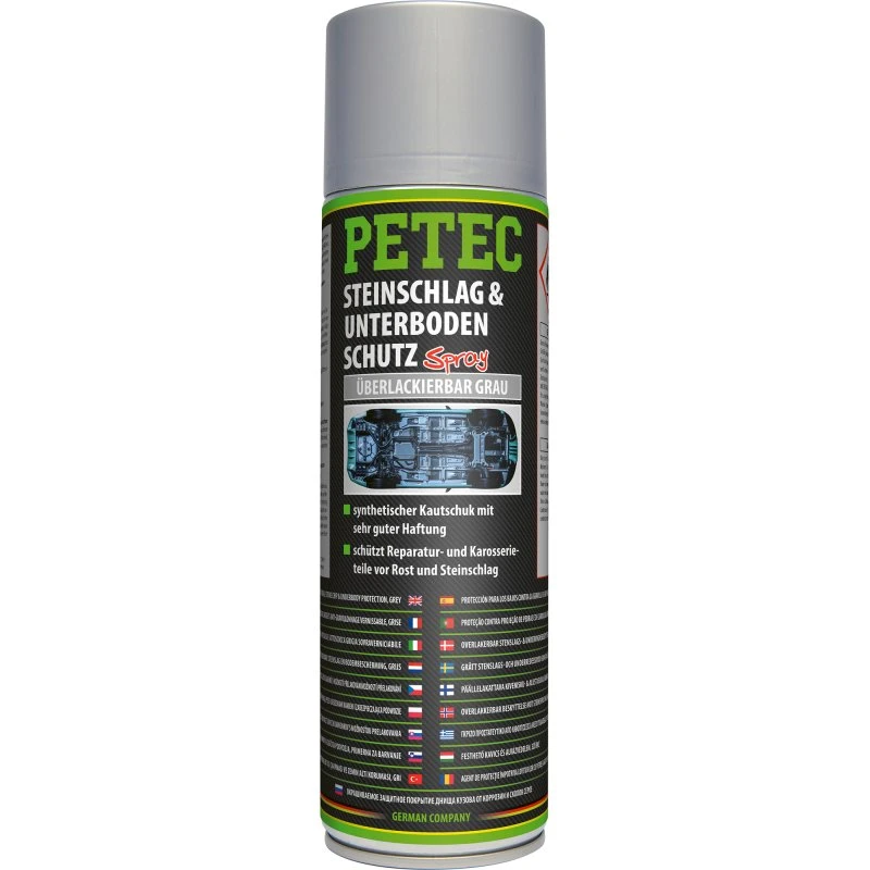 Petec Steenslag- en bodembescherming Spray Grijs 500 ml