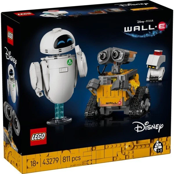 LEGO Disney 43279 WALL-E en EVE bouwset voor volwassenen