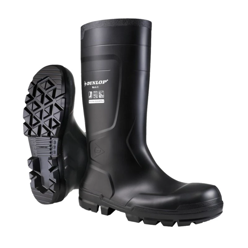 Dunlop Work It S5 PVC Werklaars - Zwart