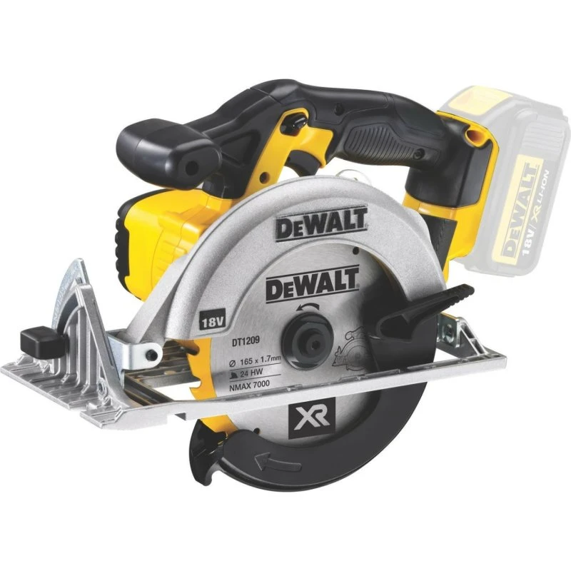 DeWALT DCS391N-XJ 18V XR Li-ion cirkelzaag 165mm