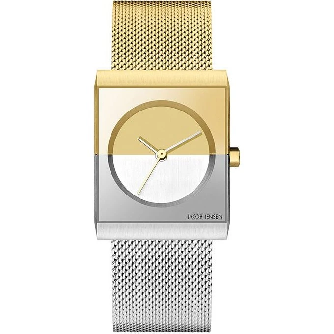 Jacob Jensen Classic 527 Dameshorloge, Zilver/Goud